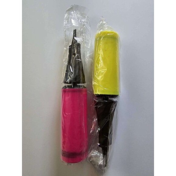 2 Pack Hand Held Air Pump Balloon Pump Manual Inflator Balloons Pool Inflatables - Picture 2 of 7